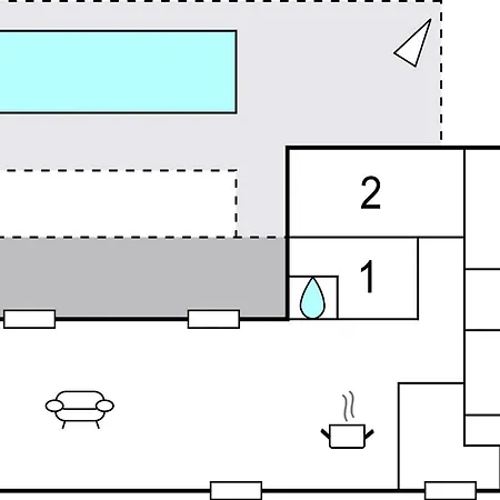 Сasa de vacaciones In With Kitchen Linxe