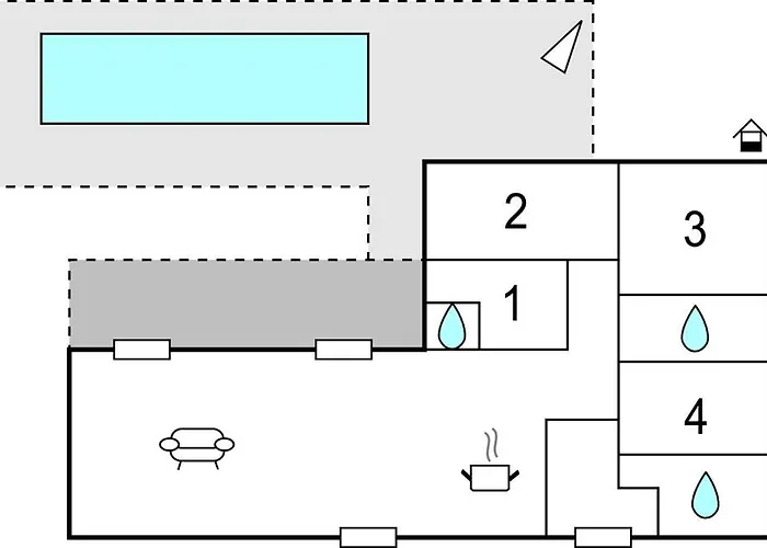 In With Kitchen Holiday home Linxe